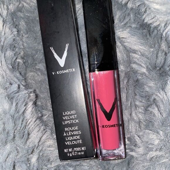 V Kosmetik liquid velvet lipstick - color bubbly - Picture 2 of 6